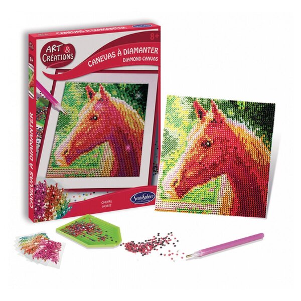 Canevas A Diamanter Cheval