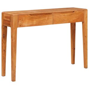 vidaXL Table console Marron 110 x 30 x 80 cm Bois d'acacia massif