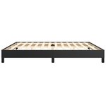 vidaXL Cadre de lit sans matelas noir 200x200 cm similicuir