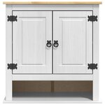 vidaXL Armoire suspendue Corona Blanc 70 x 33 x 71 5 cm Pin massif