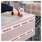 Ruban adhésif pour usage palette fragile - manier avec precaution raja 50 mm x 100 m (lot de 6)