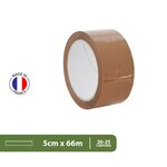 Rouleaux ruban adhésifs marron 66 M
