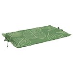vidaXL Coussin de chaise longue motif de feuilles tissu oxford