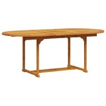 vidaXL Ensemble de salle à manger pour jardin 5 Pièces Marron
