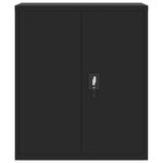 vidaXL Classeur noir 90x40x105 cm acier