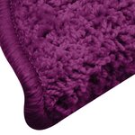 vidaXL Tapis d'escalier 30 pièces 56 x 17 x 3 cm Rose Demi-rond