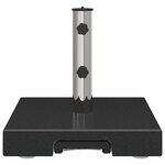 vidaXL Pied de parasol Noir 41 x 41 x 37 cm Granite