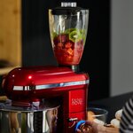 Robot patissier hachoir blender dallas pro rouge acier 5.5l