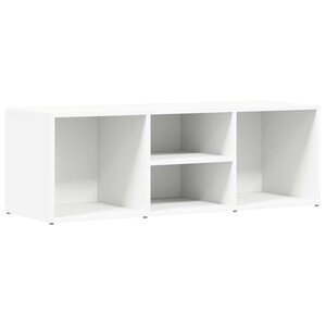 vidaXL Banc à chaussures Blanc 105x35x35 cm Aggloméré