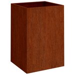 vidaXL Jardinière 52x48x75 cm acier corten