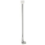 RIDDER Support de tringle de rideau de douche Chrome 55x2 5x2 5 cm