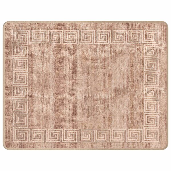 vidaXL Coureur de Tapis MARSA Blanc 80 x 100 cm Polyester et PVC