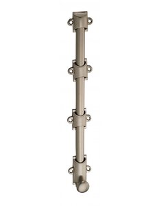 THIRARD - Verrou à plaquer pour fenêtre  à coulisse  300mm  nickel satin - THIRARD