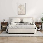 vidaXL Cabinet de chevet Chêne brun 41 x 31 x 51 cm Bois d'ingénierie