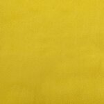 vidaXL Canapé 3 places avec oreillers décoratifs jaune 180 cm velours