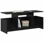 vidaXL Meuble TV Chêne noir 102 x 35 x 45 cm Bois d'ingénierie