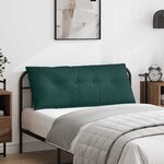 vidaXL Coussin de Dos Vert foncé 120 x 19 x 50 cm tissu