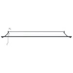 vidaXL Auvent rétractable électrique Bleu et Orange 4 5 × 3 m