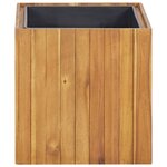 vidaXL Lit surélevé de jardin 43 5x43 5x44 cm Bois massif d'acacia