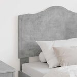 vidaXL Tête de lit avec tête de lit Gris béton 75 cm Bois d'ingénierie