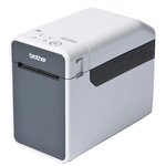 Imprimante d'étiquettes thermique USB Brother TD2020A - Résolution 203 dpi - Vitesse 152 4 mm - Couleur blanc/gris