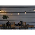 KONSTSMIDE Guirlande lumineuse avec 20 ampoules transparentes