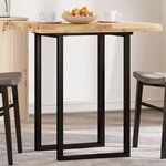 vidaXL Dessus de table carré 70x70x4 cm bois massif d'acacia