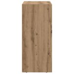 vidaXL Buffet Chêne artisanal 59 x 35 x 80 5 cm Bois d'ingénierie