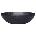 vidaXL Lavabo Noir 53x40x15 cm Marbre