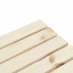 vidaXL Table basse de jardin 90x50x40 cm bois de sapin massif