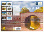 Collector 8 timbres - Canal du Midi - Un joyau inscrit à L'UNESCO depuis 30 ans - Lettre Verte