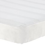 Matelas à ressorts ensachés vidaXL Crème Medium 160x200x20 cm Tissu