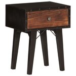 vidaXL Table de chevet 40x30x50 cm Bois de récupération massif