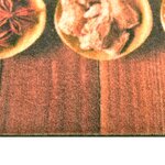 Vidaxl tapis de sol de cuisine lavable cuillère 60x180 cm