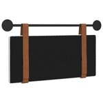 vidaXL Tête de lit suspendue Blanc PU antique