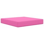 vidaXL Coussin de canapé d'extérieur 3 Pièces Rose Polyester