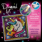 Tableau Art Diamond Strass et diamants Licorne