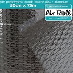 1 rouleau de film bulle d'air largeur 100cm x longueur 75m  - gamme air'roll isotherme