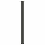 vidaXL Pieds de table console 4 pièces Anthracite 72-74 cm Acier