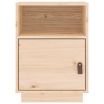 vidaXL Table de chevet 40x34x55 cm Bois de pin solide
