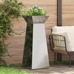 vidaXL Support de plante Acier galvanisé 40 x 40 x 101 cm Durable