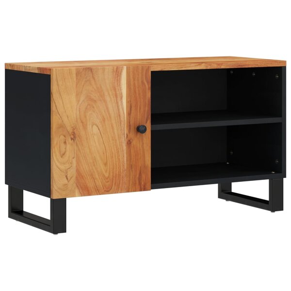 vidaXL Meuble TV 80x33x46 cm bois d'acacia solide et d'ingénierie