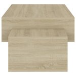 vidaXL Table basse Chêne sonoma 105x55x32 cm Aggloméré