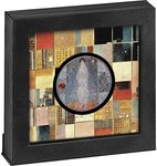 Pièce de monnaie en Argent 500 Francs g 17.50 Millésime 2024 Klimt Golden Five PORTRAIT OF BARONESS ELISABETH BACHOFEN-ECHT