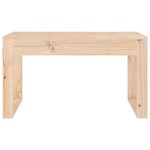 vidaXL Banc de jardin 80x38x45 cm bois massif de pin