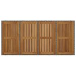 vidaXL Ensemble de salle à manger pour jardin 9 Pièces Gris polyrotin