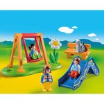 PLAYMOBIL 70130 - PLAYMOBIL 1.2.3 - Parc de jeux