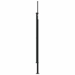 vidaXL Auvent latéral rétractable vert foncé 220x300 cm