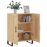 vidaXL Buffet chêne sonoma 69 5x34x90 cm bois d'ingénierie