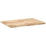 vidaXL Dessus de table rectangulaire 100x70x4 cm bois massif d'acacia